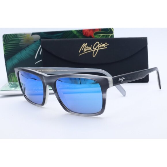 Maui Jim Waipio Valley MJ 812-06E Tortoise Square Sunglasses Blue polarized Lens - Picture 1 of 6